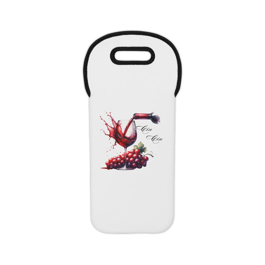 Cin cin Wine Tote Bag, Custom Wine Gift Carrier, Bottle Holder, Wine Lover's Gift, Wine Tasting Accessory, Wine Bottle Bag, Italian