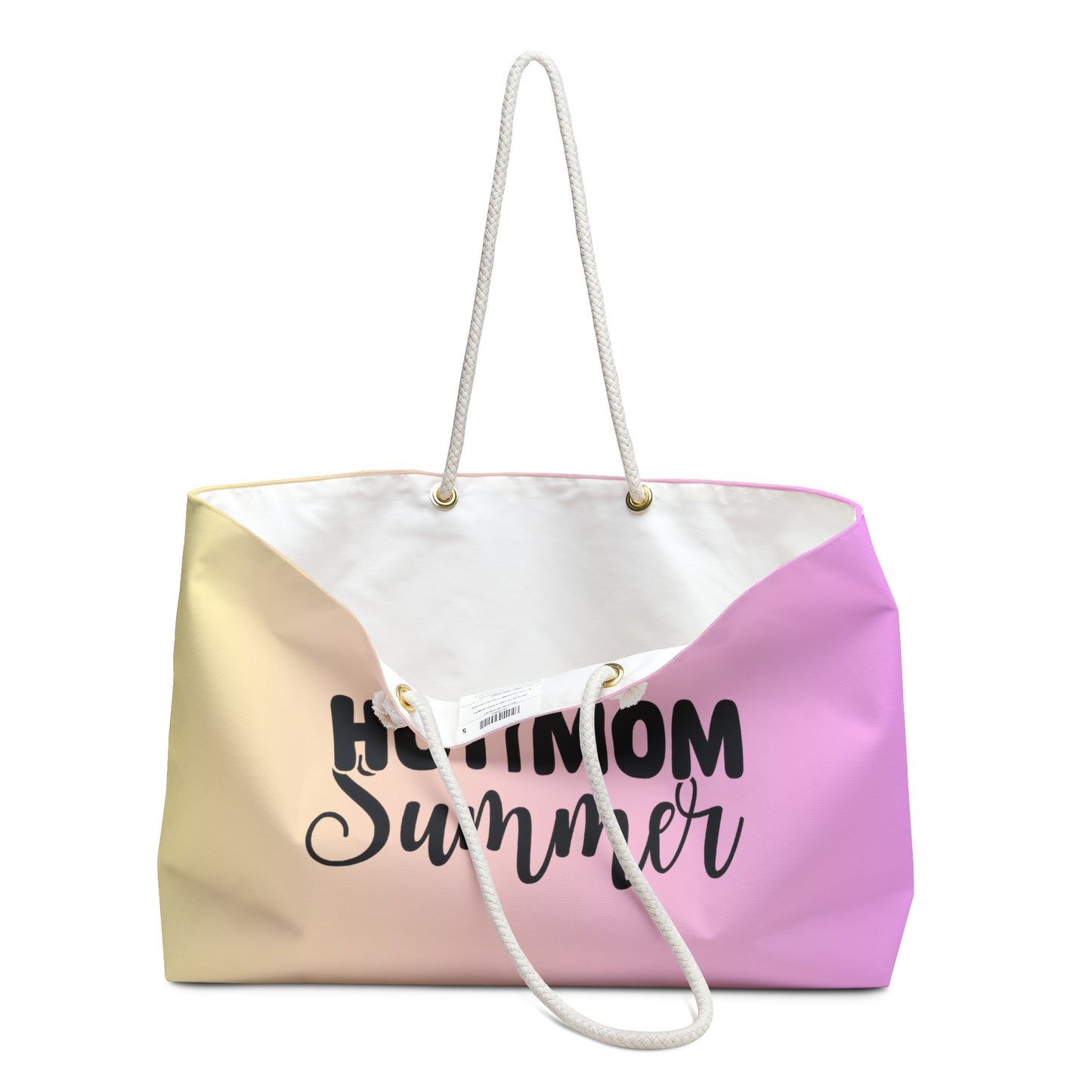 Mom Weekender Bag, hot mom summer, mom tote bag, great gift for family members, travel pool and beach