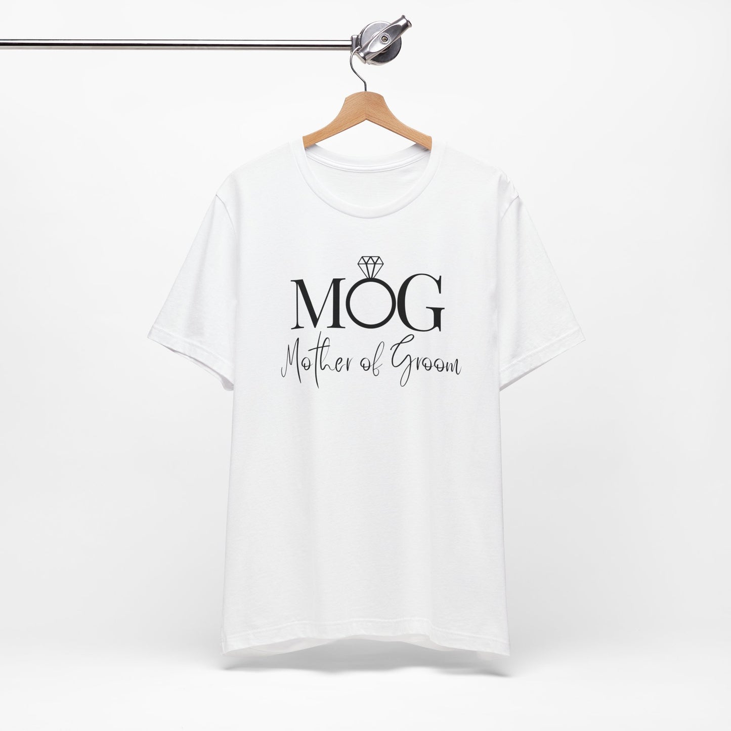 Mother of the groom of Unisex Jersey Short Sleeve Tee, bridal party shirt for grooms mother, wedding party shirts Express Delivery available