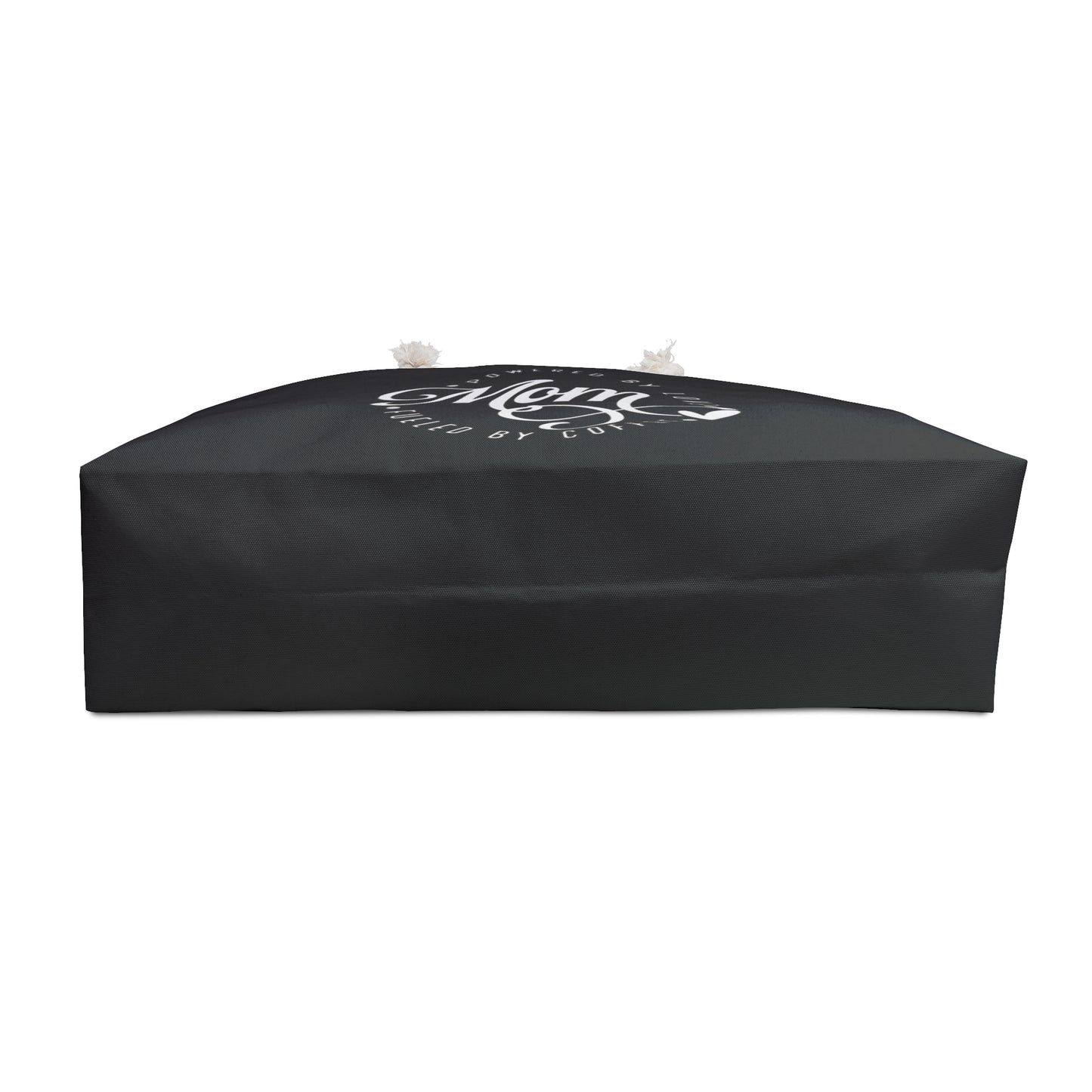 Mom Weekender Bag, mom powered by love fueled by coffee tote bag, great gift for family members, travel pool and beach