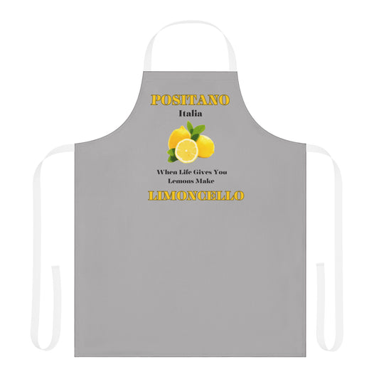 Italian kitchen apron, Positano Italy, baking gift, birthday gift, Kitchen apron