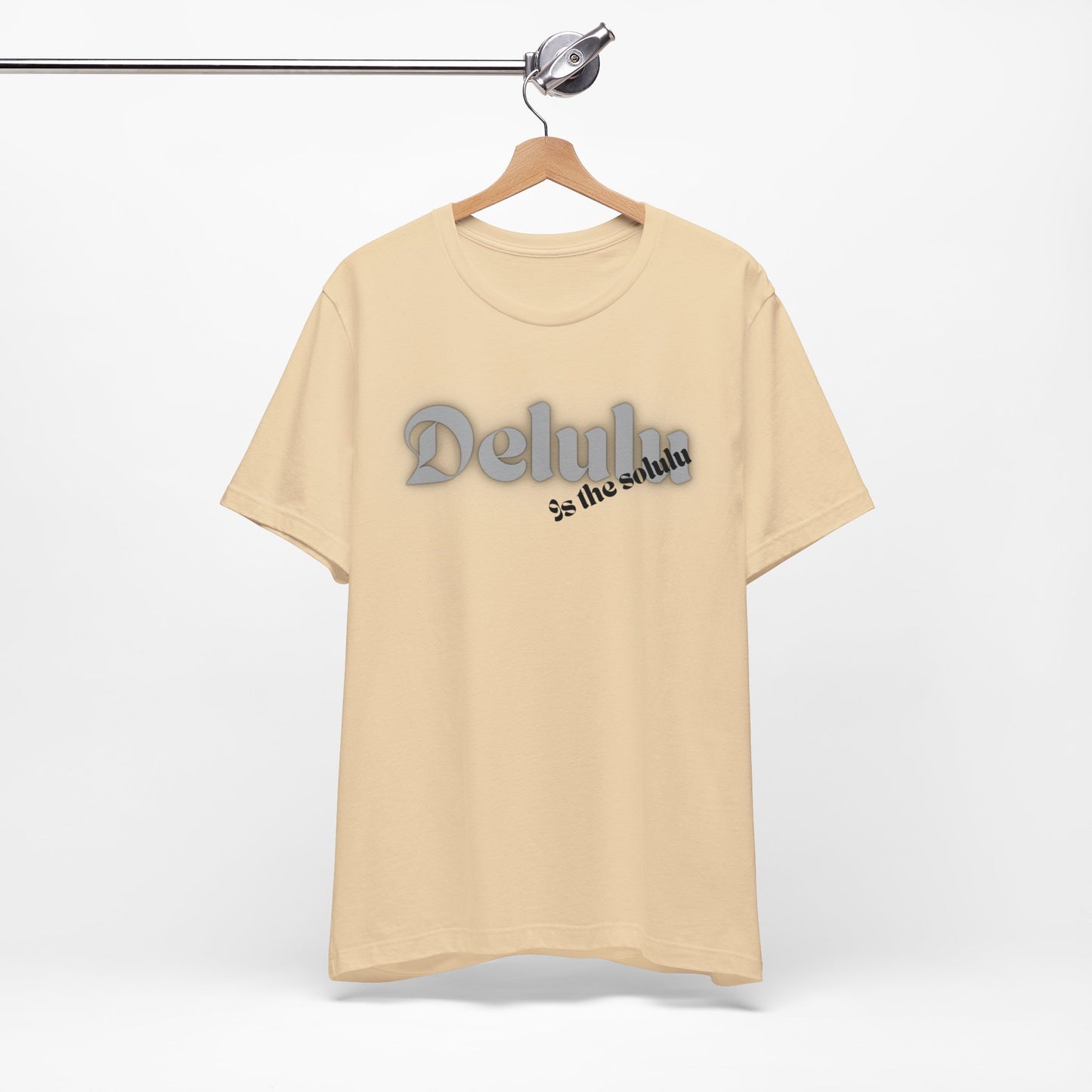 Delulu state of mind Unisex Jersey Short Sleeve Tee. Back to school shirt for middle school boys and girls