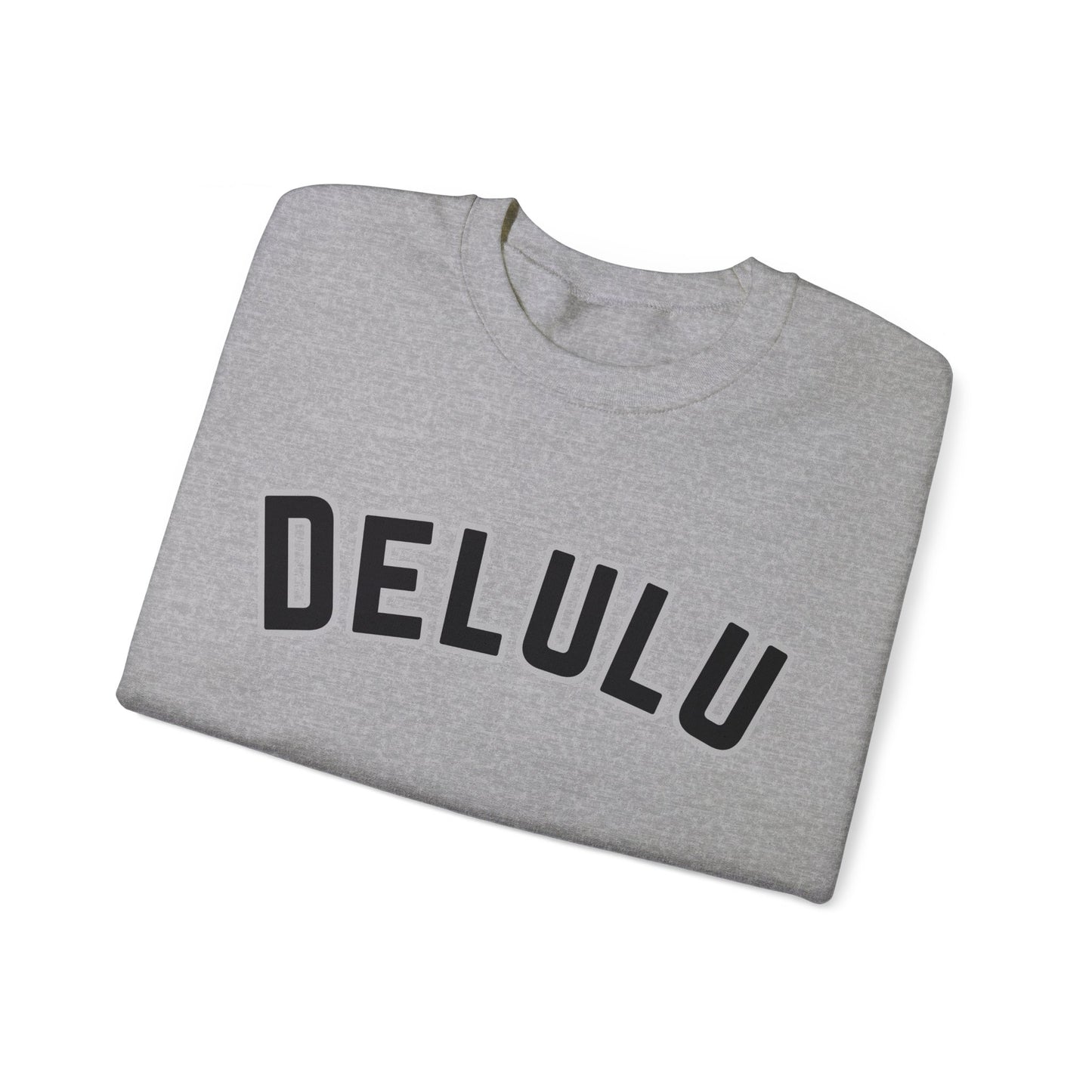 Delulu trendy middle school boy and girl Unisex Heavy Blend™ Crewneck Sweatshirt.delulu style shirt coquette .sweatshirts for boys girl birthday Christmas