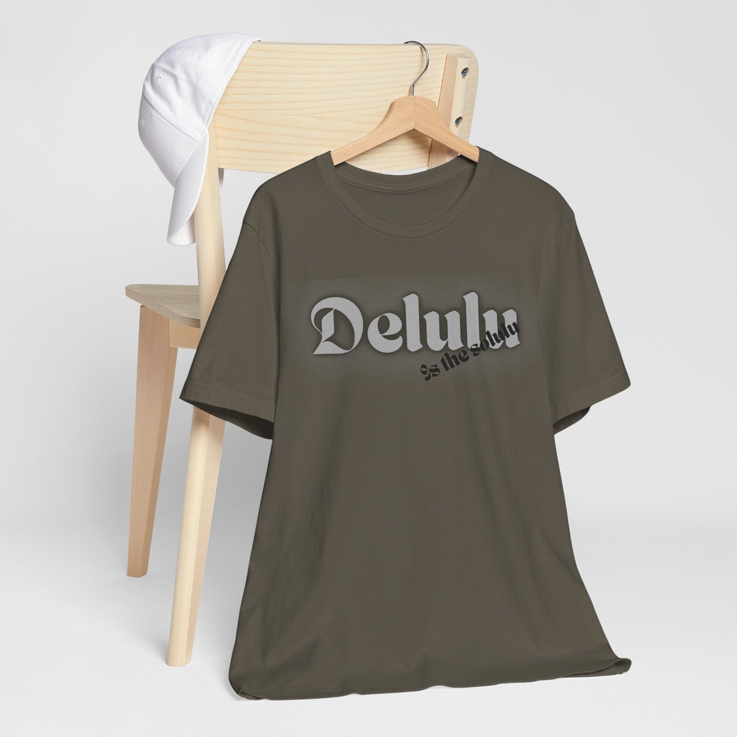 Delulu state of mind Unisex Jersey Short Sleeve Tee. Back to school shirt for middle school boys and girls