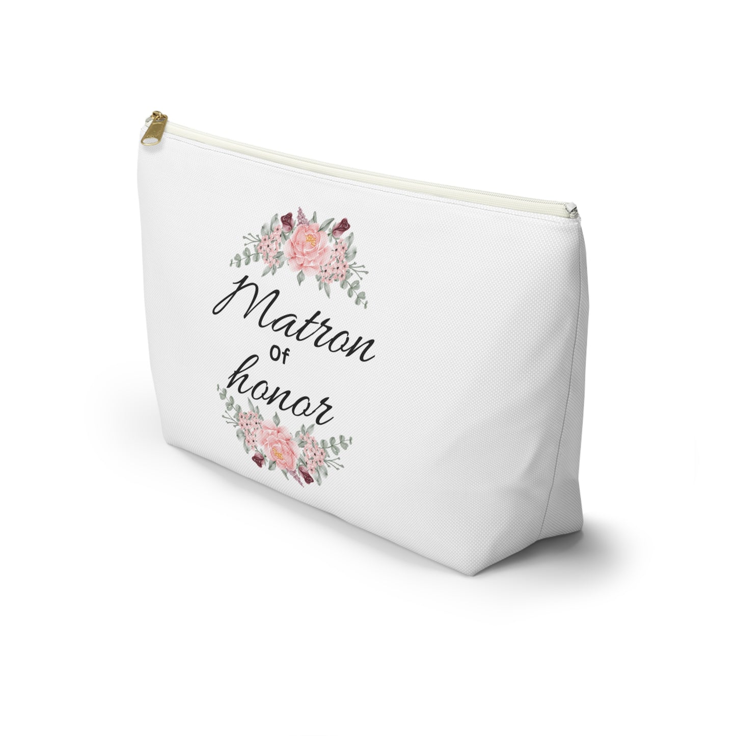 Matron of honor , wedding favor, toiletry bag , makeup bag , accessory bag , Matron of honor bridal gift bag , wedding party