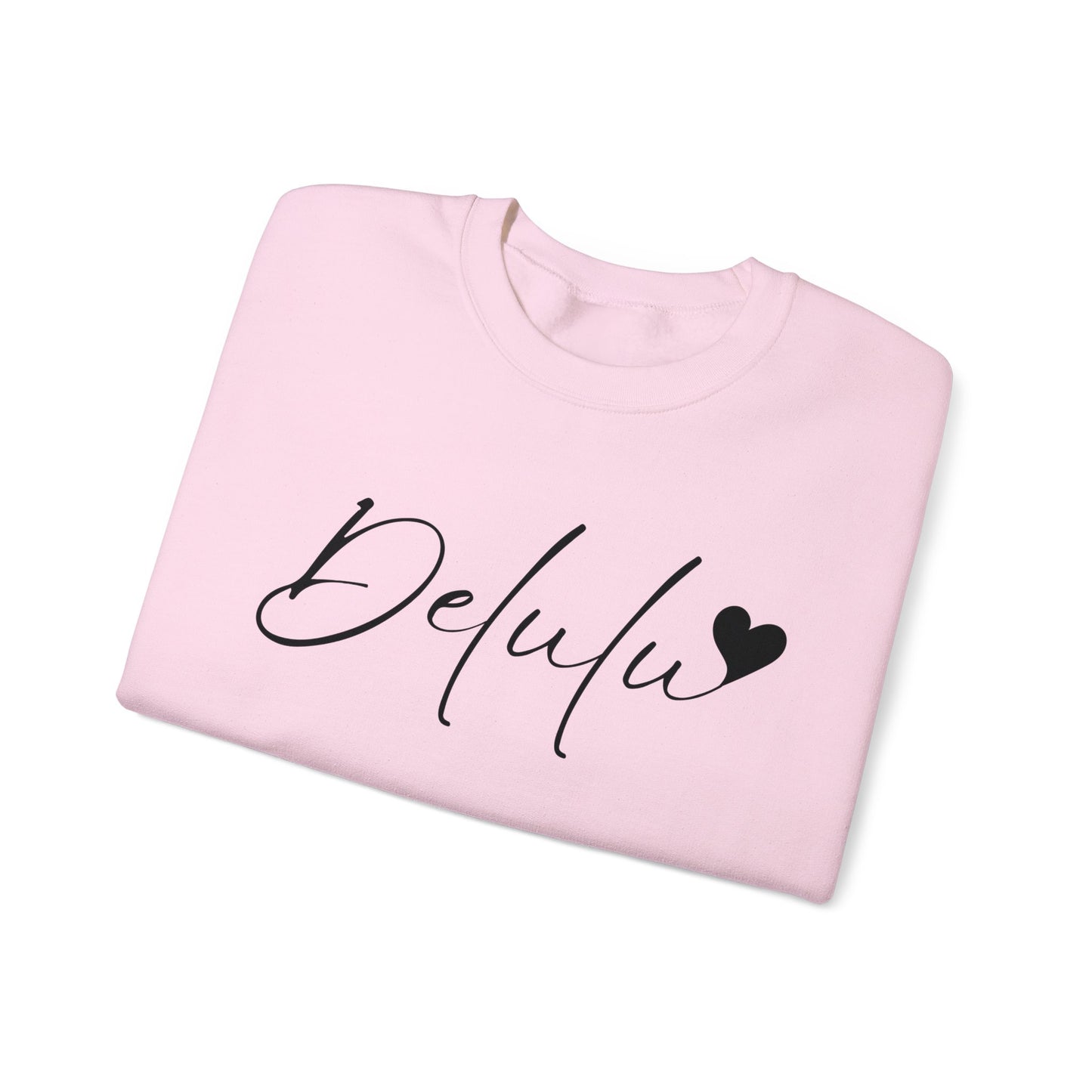 Delulu trendy middle school boy and girl Unisex Heavy Blend™ Crewneck Sweatshirt.delulu style shirt coquette .sweatshirts for boys girl birthday Christmas