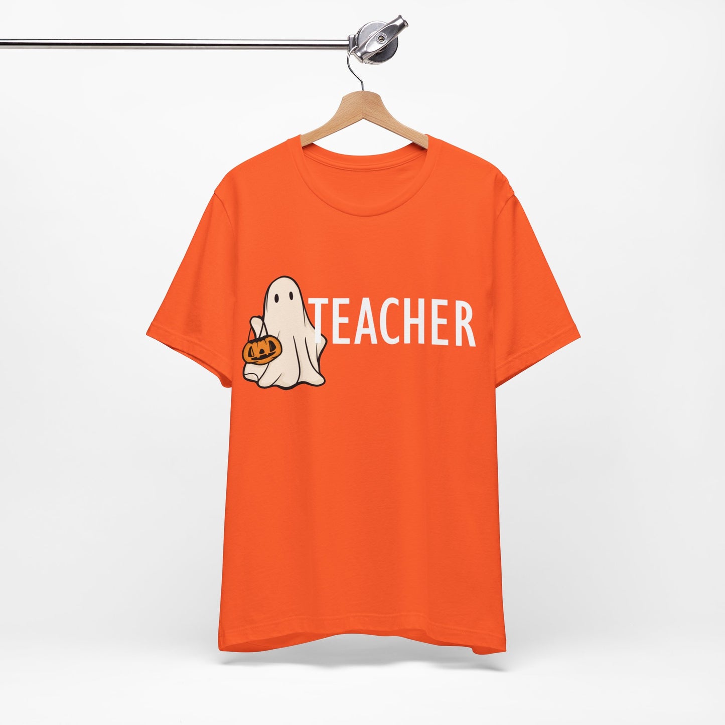 Teachers spooky Jersey Short Sleeve Tee, I teach cutest pumpkins in the patch shirt for teacher, Halloween shirts. Men and women teacher shirts