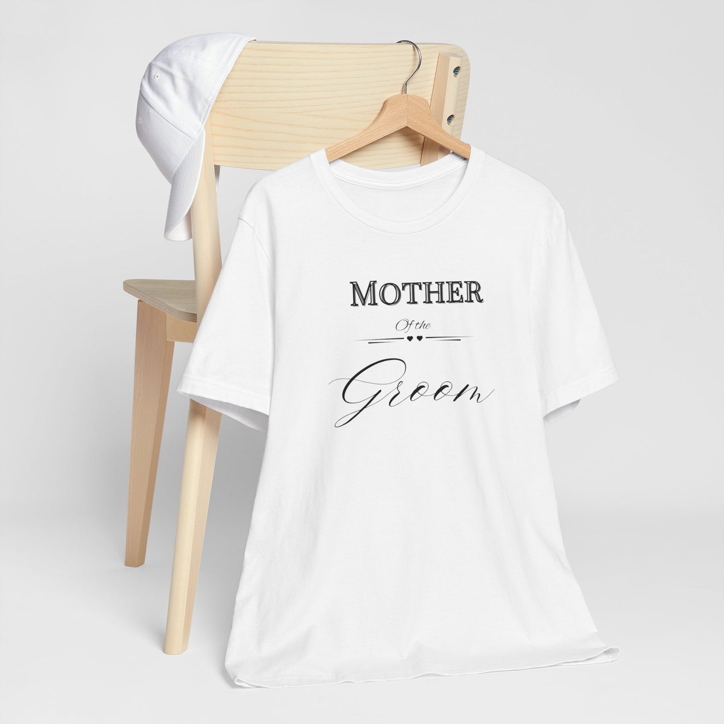 Mother of the groom of Unisex Jersey Short Sleeve Tee, bridal party shirt for grooms mother, wedding party shirts Express Delivery available