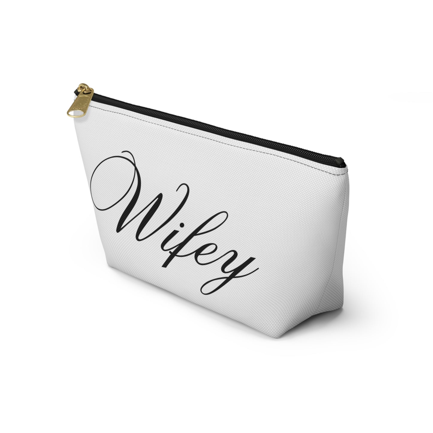 Wifey, wife , Mrs , honeymoon,makeup bag , accessory bag