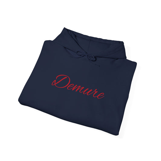 Demure Hooded Sweatshirt, tik tok trend shirts for teens and women back to school, birthday and Christmas