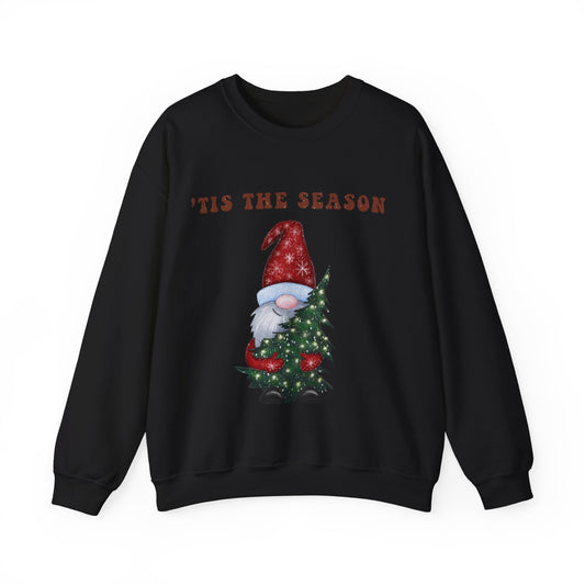 Christmas Gnome Sweatshirt, Tis the season, Christmas tree, Christmas shirt, holiday