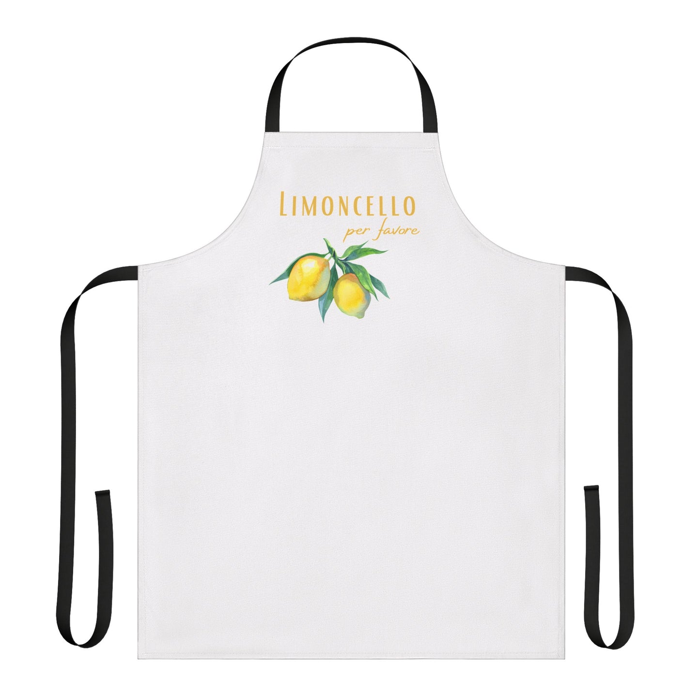 Italian kitchen apron, Limoncello please, baking gift, birthday gift, Kitchen apron