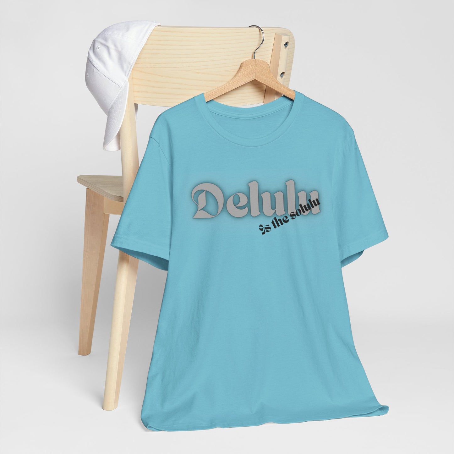 Delulu state of mind Unisex Jersey Short Sleeve Tee. Back to school shirt for middle school boys and girls