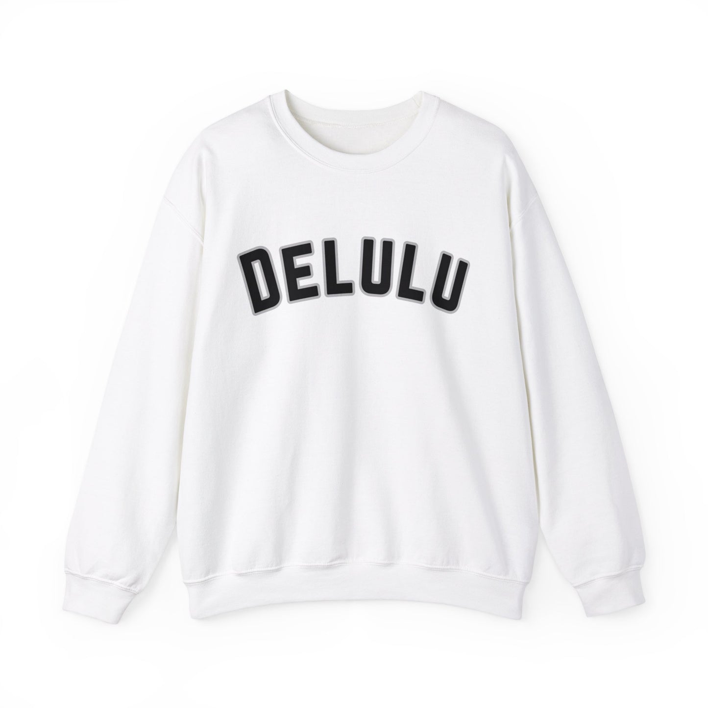 Delulu trendy middle school boy and girl Unisex Heavy Blend™ Crewneck Sweatshirt.delulu style shirt coquette .sweatshirts for boys girl birthday Christmas