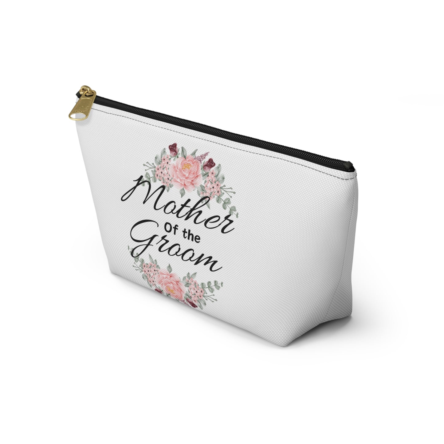 Mother of the groom , wedding favor, toiletry bag , makeup bag , accessory bag great bags for a while, wedding parties, bridal party gift bags