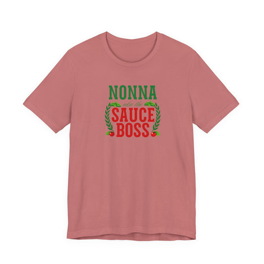 Nonna Sauce Boss Tee — Italian Grandma Cooking T-Shirt