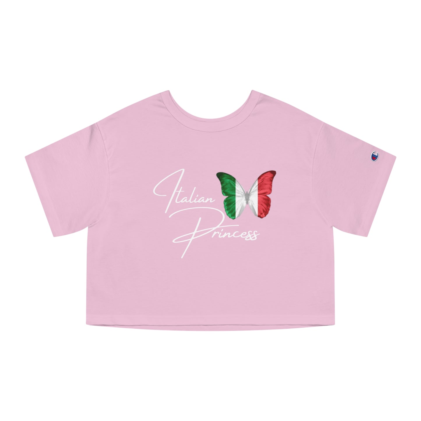 Italian princess Italia Champion Women's Heritage Cropped T-Shirt, Italian inspired ciao lemons love Italy shirt for women, birthday travel Christmas gift