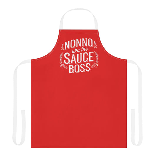 Apron — "Nonno aka the Sauce Boss" Italian Grandpa Cooking Apron
