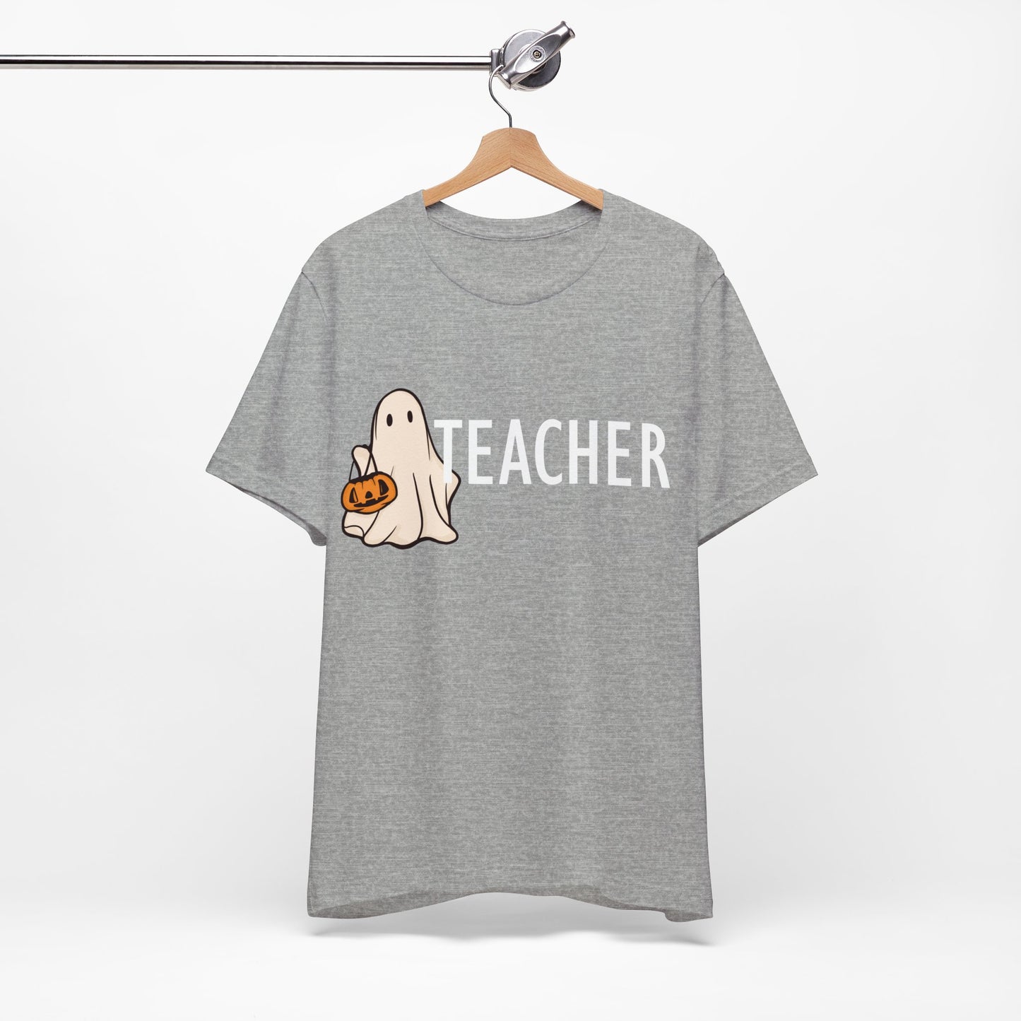 Teachers spooky Jersey Short Sleeve Tee, I teach cutest pumpkins in the patch shirt for teacher, Halloween shirts. Men and women teacher shirts