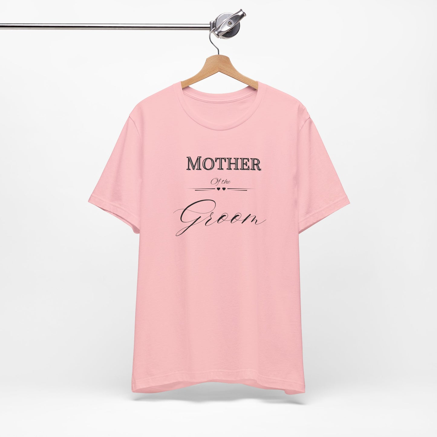 Mother of the groom of Unisex Jersey Short Sleeve Tee, bridal party shirt for grooms mother, wedding party shirts Express Delivery available