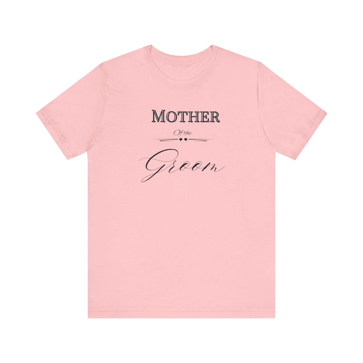 Mother of the groom of Unisex Jersey Short Sleeve Tee, bridal party shirt for grooms mother, wedding party shirts Express Delivery available