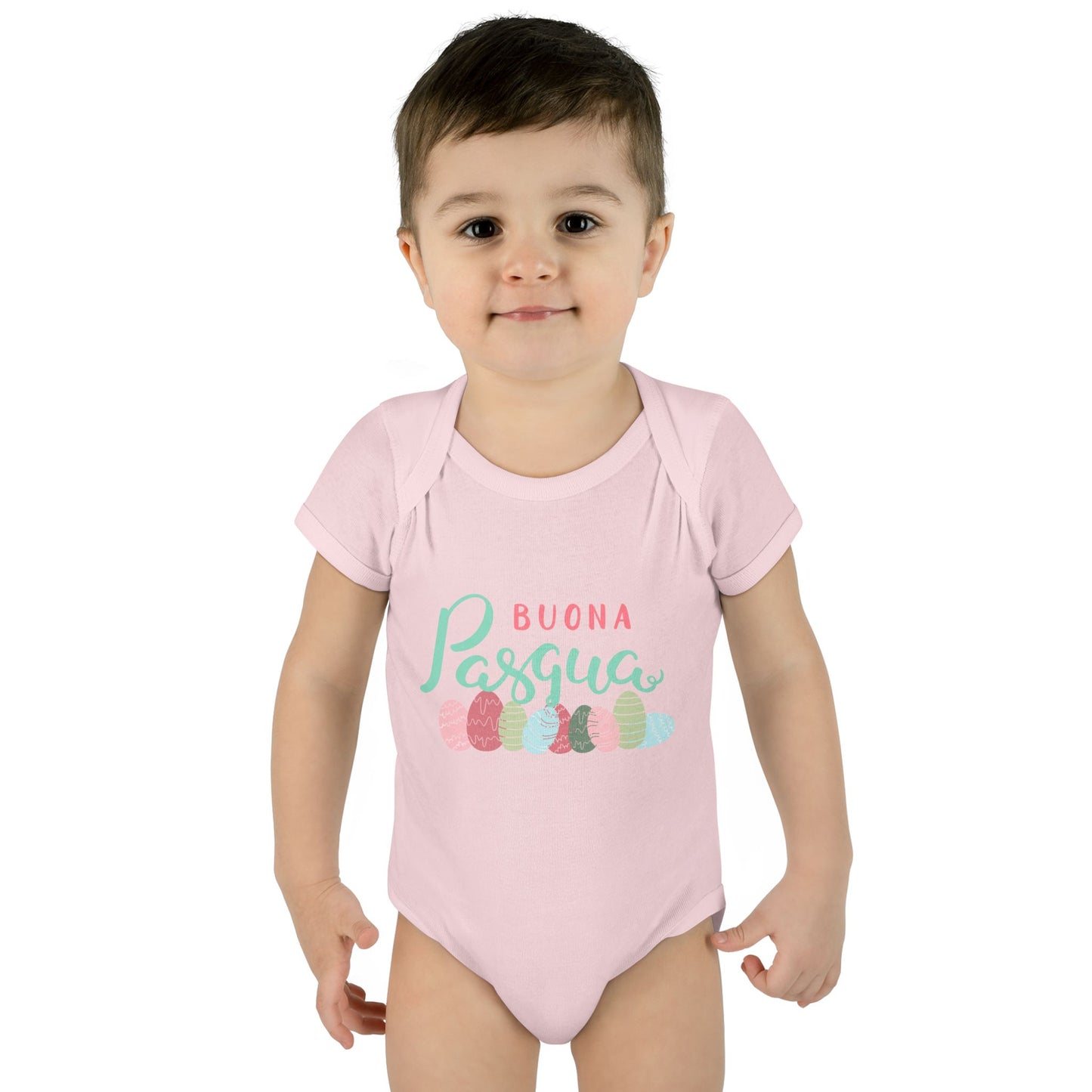 Happy Easter Infant Bodysuit, Buona pasqua, baby first Easter, matching family shirts, Toddler Apparel, Newborn Easter Shirt
