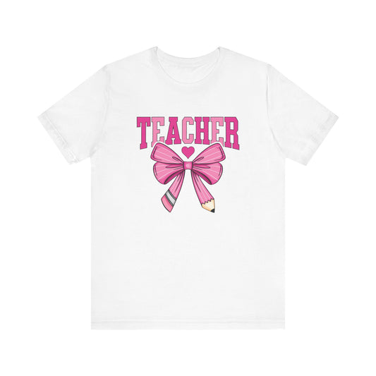 Teacher Appreciation T-Shirt, Cute Teacher Shirt, Back to School Gift, Education Lover Tee, Teacher's Day Celebration Top