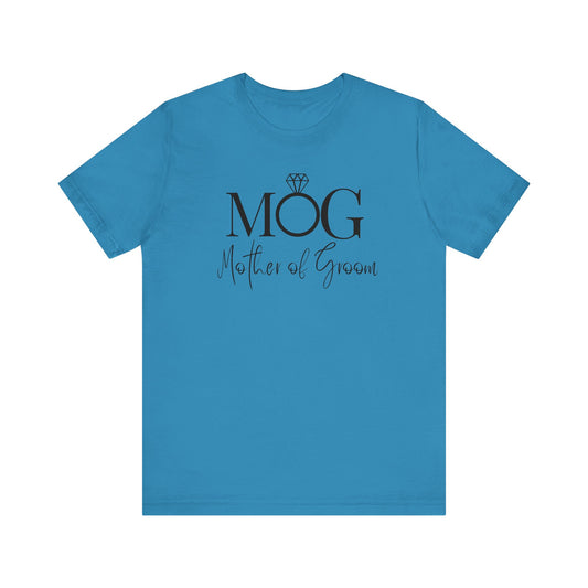 Mother of the groom of Unisex Jersey Short Sleeve Tee, bridal party shirt for grooms mother, wedding party shirts Express Delivery available