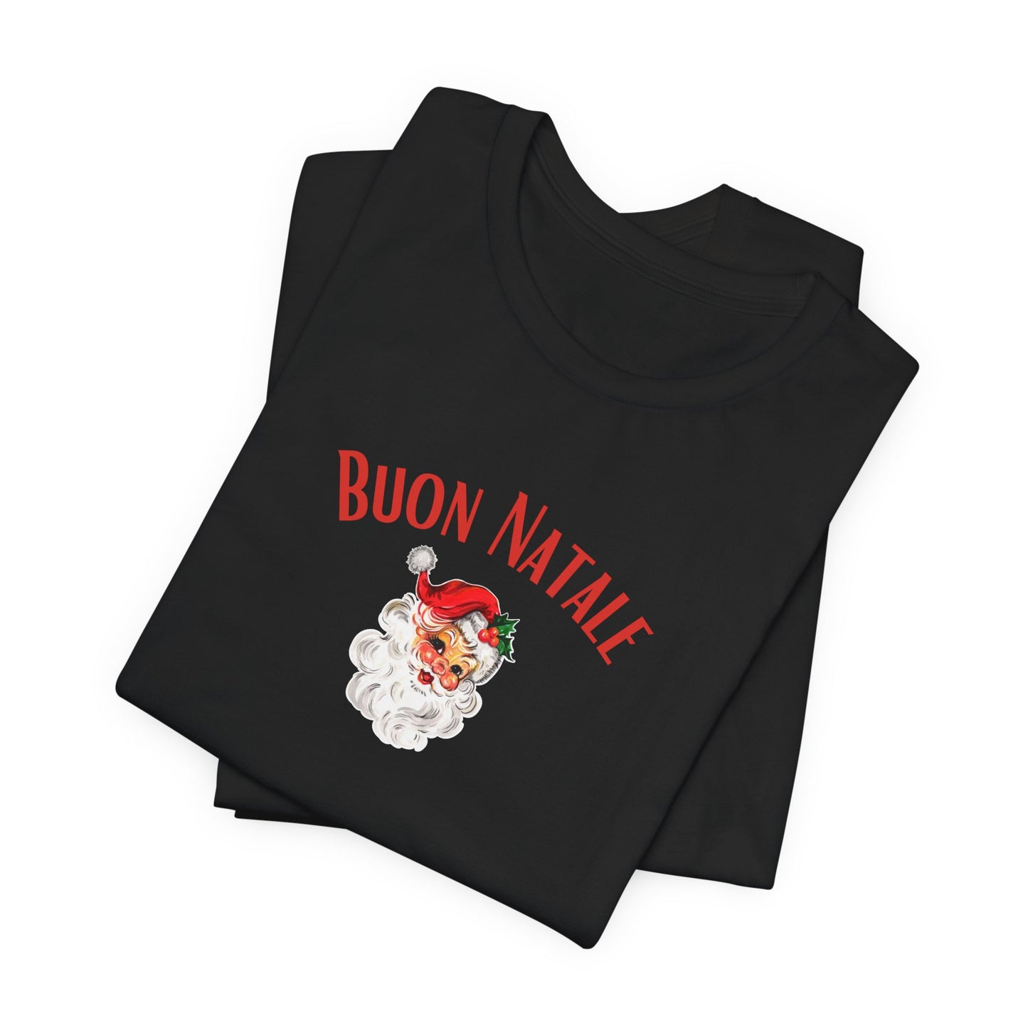 Buon Natale Christmas Unisex Tee, Matching Family Shirt, Merry Christmas T-Shirt, Holiday Apparel, Festive Top