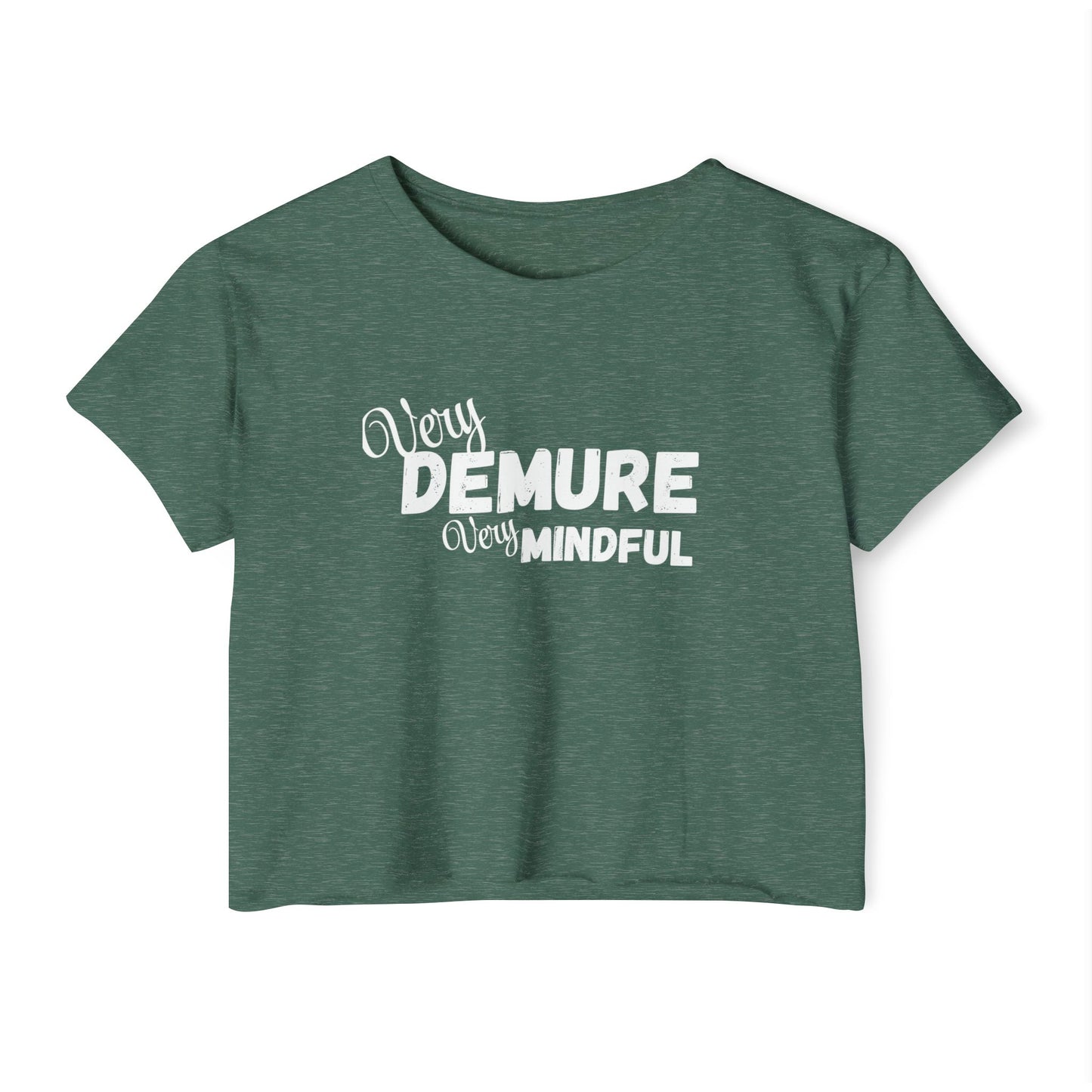 Very demure very mindful Crop Top shirt . Tik tok trend shirts for teens back to school birthdays and Christmas