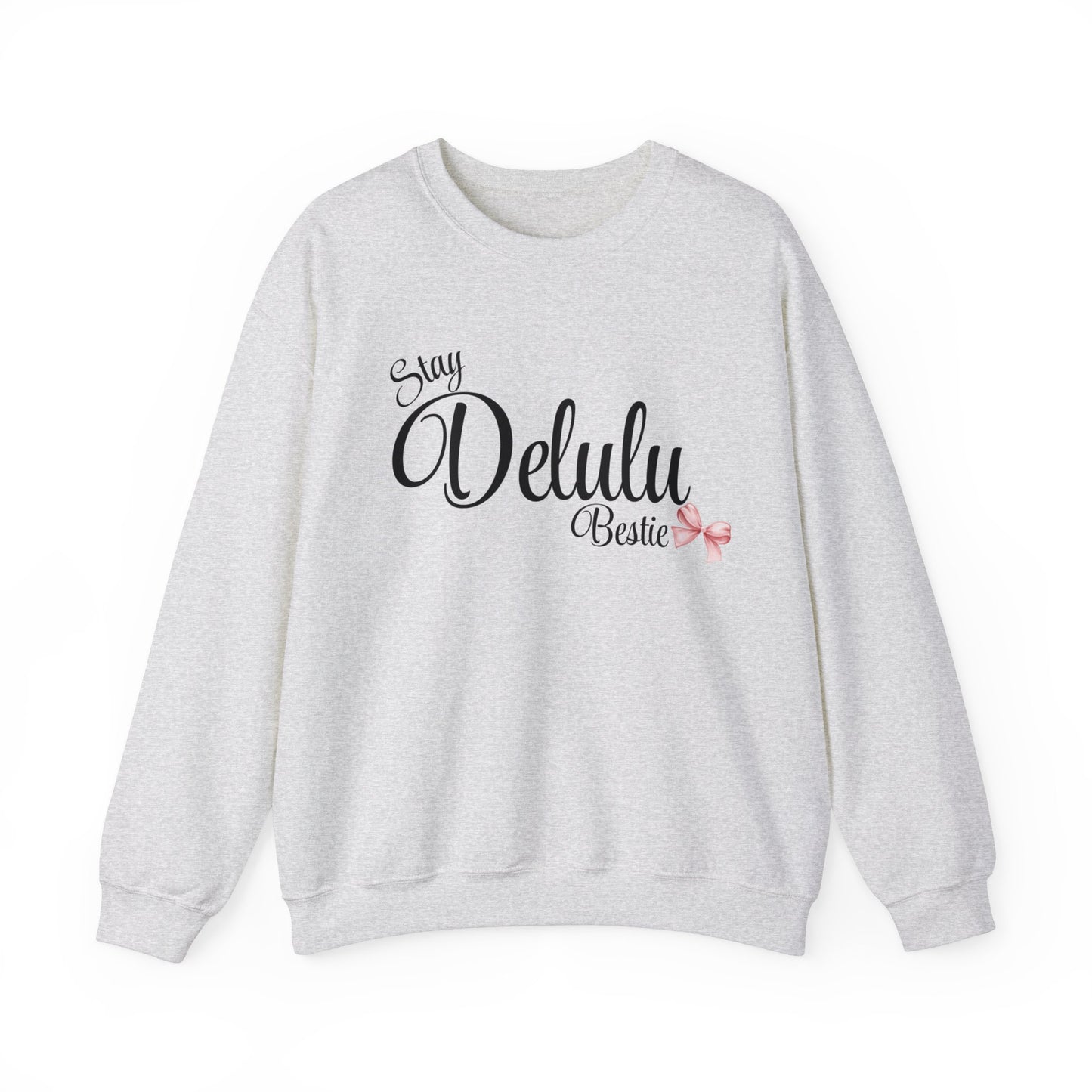Delulu trendy middle school boy and girl Unisex Heavy Blend™ Crewneck Sweatshirt.delulu style shirt coquette .sweatshirts for boys girl birthday Christmas