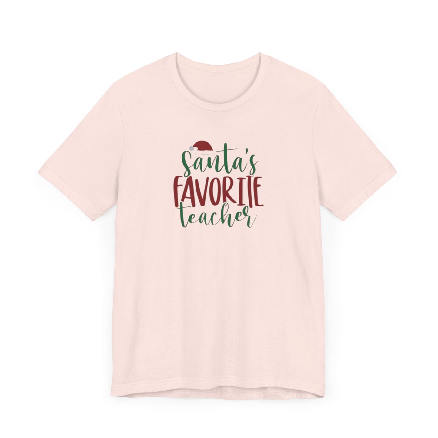 Teacher shirt Santa favorite teacher shirt, Christmas Gift Teacher, male and female Christmas teacher shirt,Teachers Life Shirt,Teacher Life