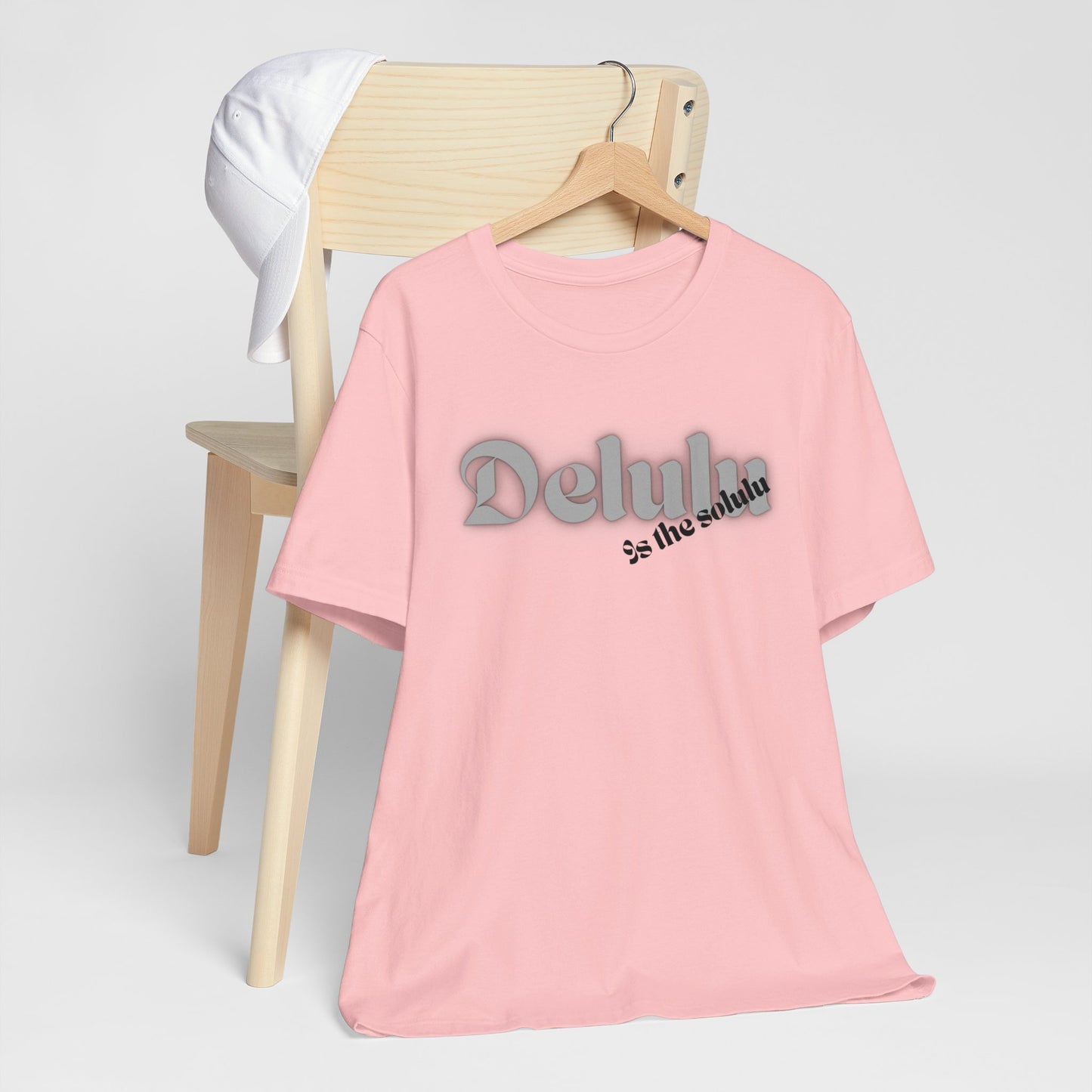 Delulu state of mind Unisex Jersey Short Sleeve Tee. Back to school shirt for middle school boys and girls