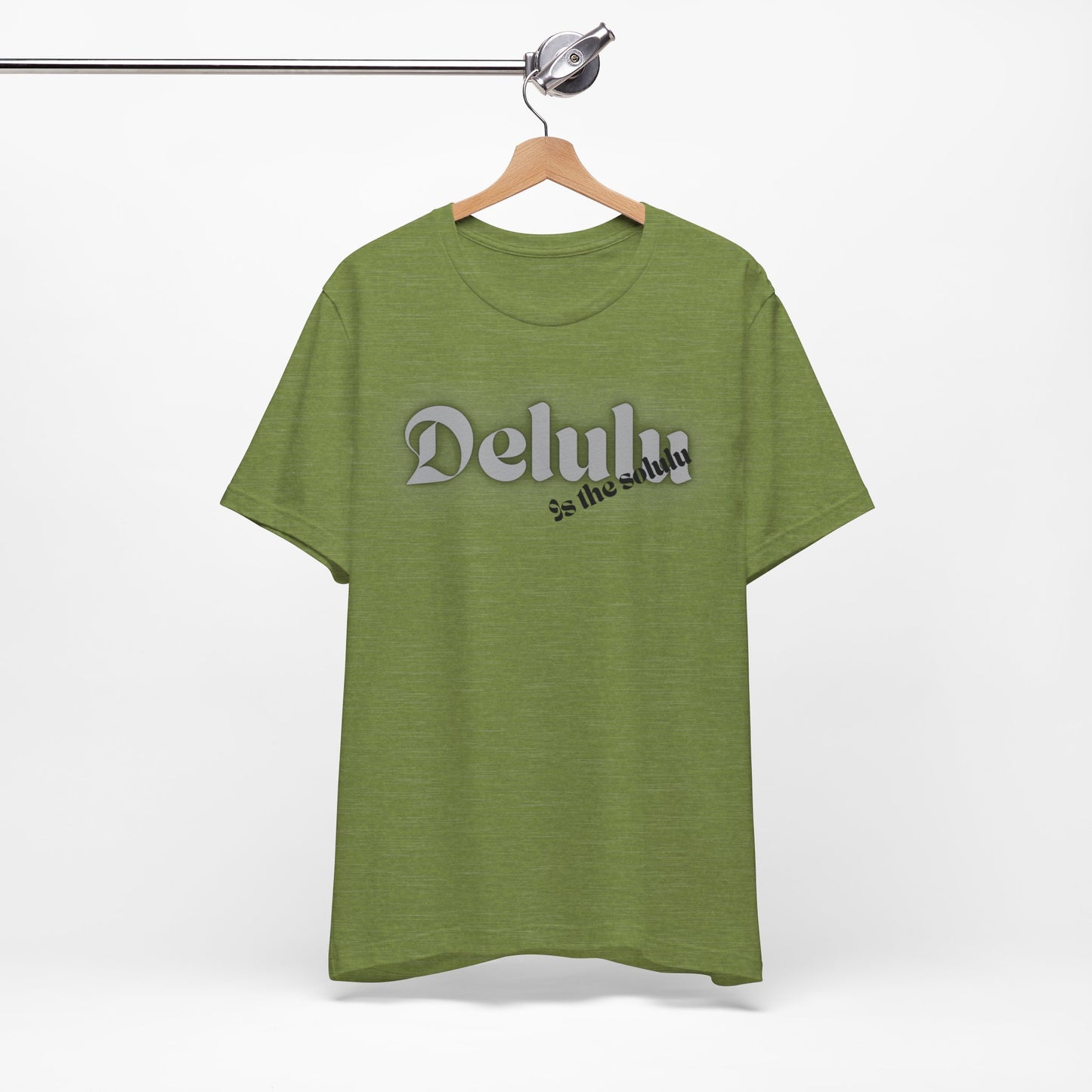 Delulu state of mind Unisex Jersey Short Sleeve Tee. Back to school shirt for middle school boys and girls
