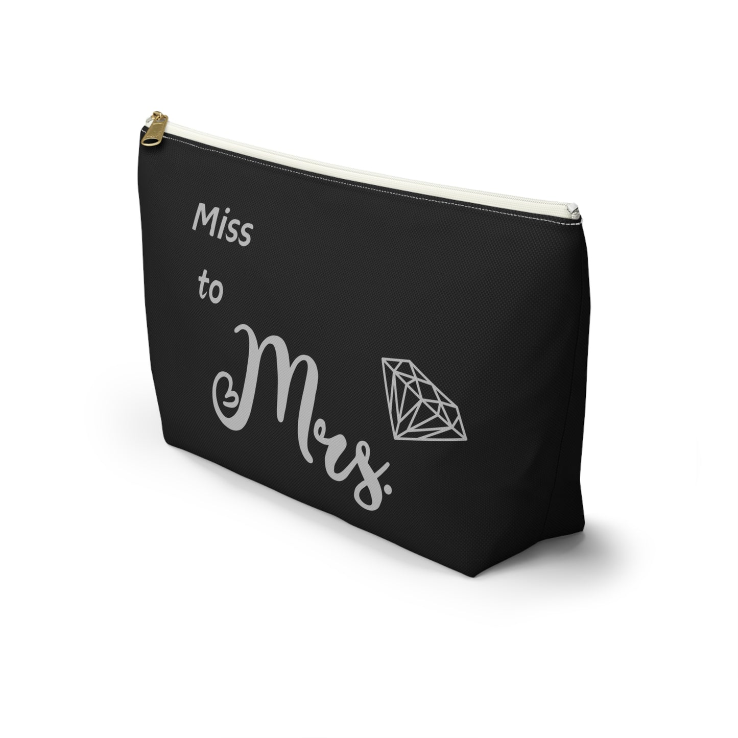 Engagement, bride to be, MRS, bride , makeup bag , accessory bag