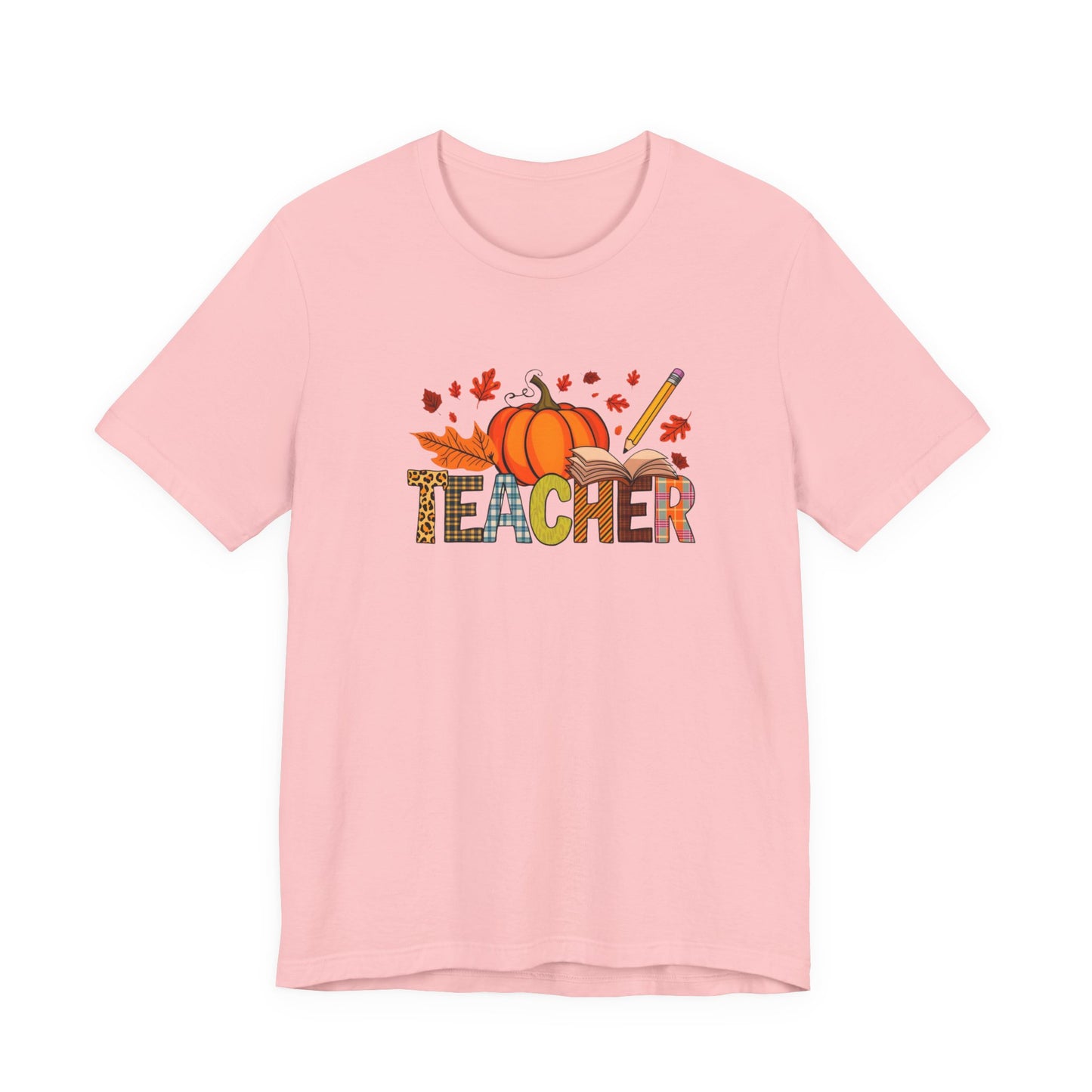 Autumn Teacher Tee - Perfect for Fall Celebrations, Teacher Appreciation, Classroom Spirit, Halloween & Thanksgiving, Gift for Educators