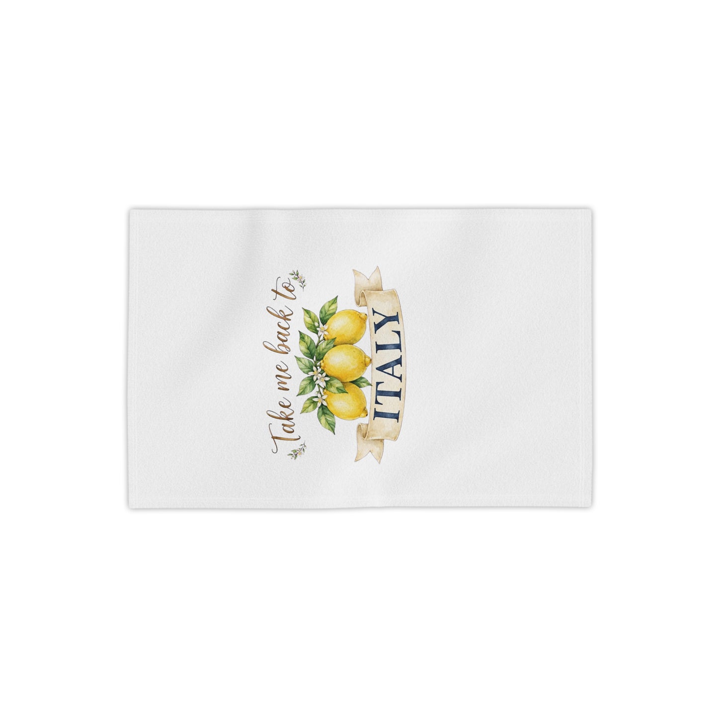 Take Me Back to Italy Lemon Beach Towel – Italian Summer Travel Towel