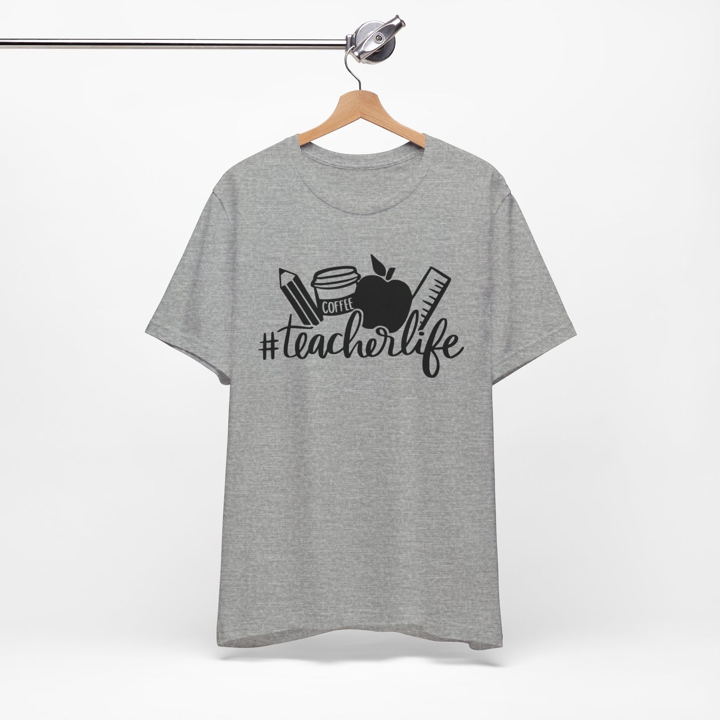 Teachers life Unisex Jersey Short Sleeve Tee, #teacherlife shirt for men and women teachers