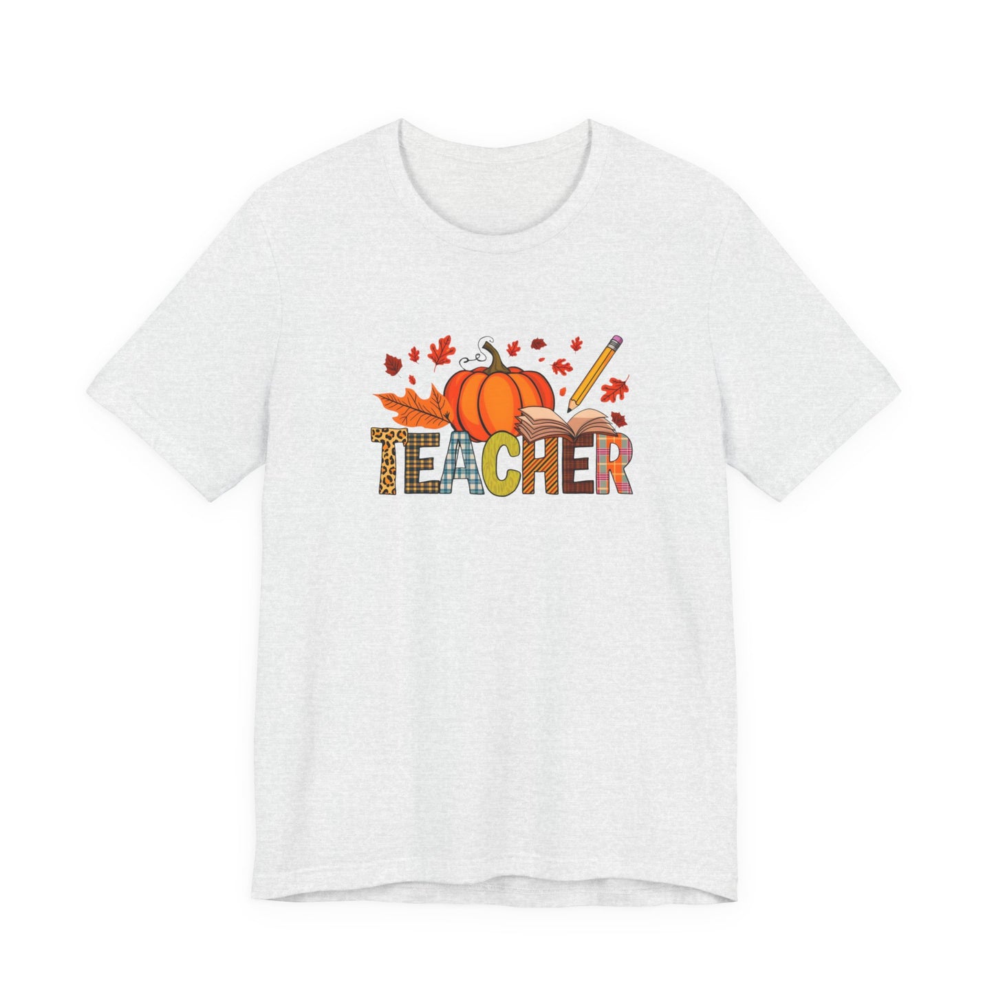 Autumn Teacher Tee - Perfect for Fall Celebrations, Teacher Appreciation, Classroom Spirit, Halloween & Thanksgiving, Gift for Educators
