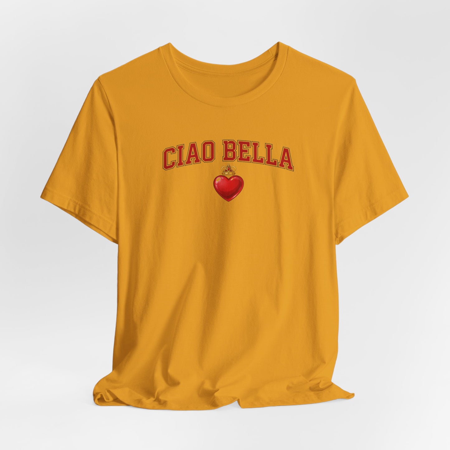 Ciao Bella Tee — Italian Heart Graphic T-Shirt