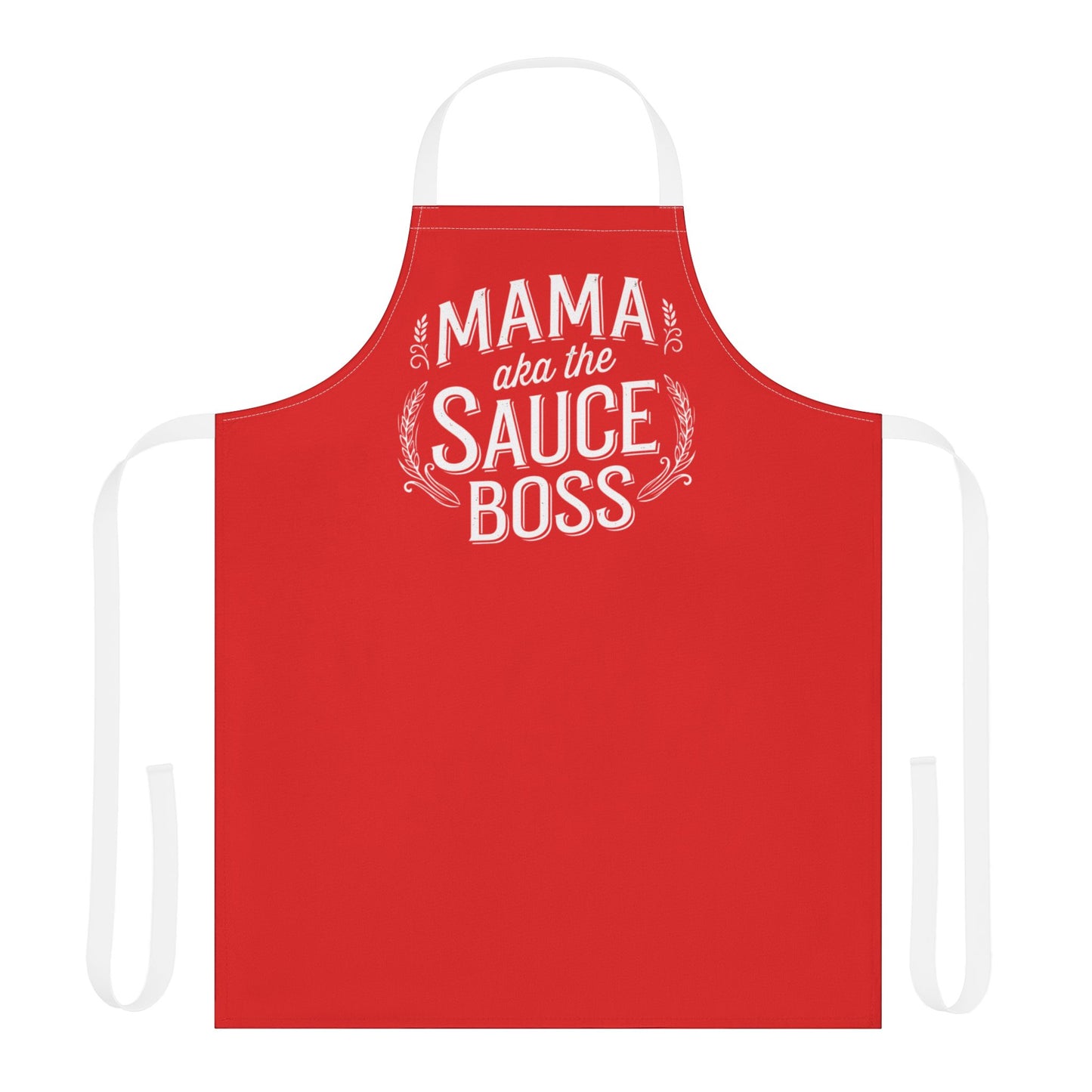 Mama aka the Sauce Boss Apron — Funny Mother's Day Cooking Apron