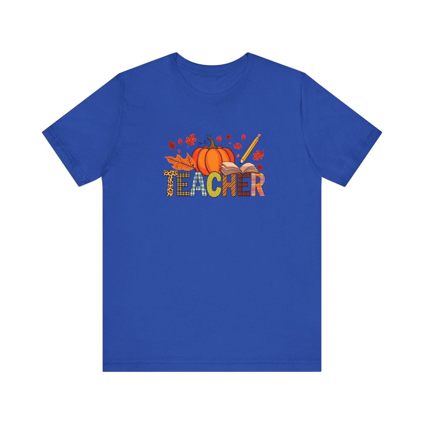 Autumn Teacher Tee - Perfect for Fall Celebrations, Teacher Appreciation, Classroom Spirit, Halloween & Thanksgiving, Gift for Educators