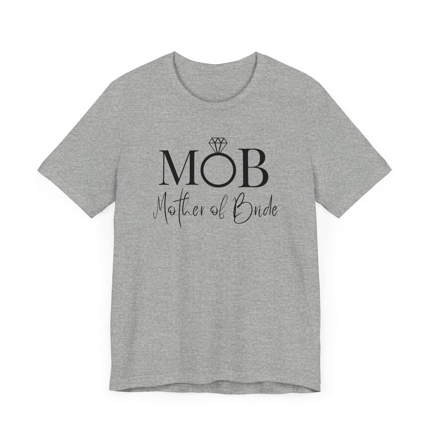 Mother  of the bride of Unisex Jersey Short Sleeve Tee, bridal party shirt for mom, wedding party shirts