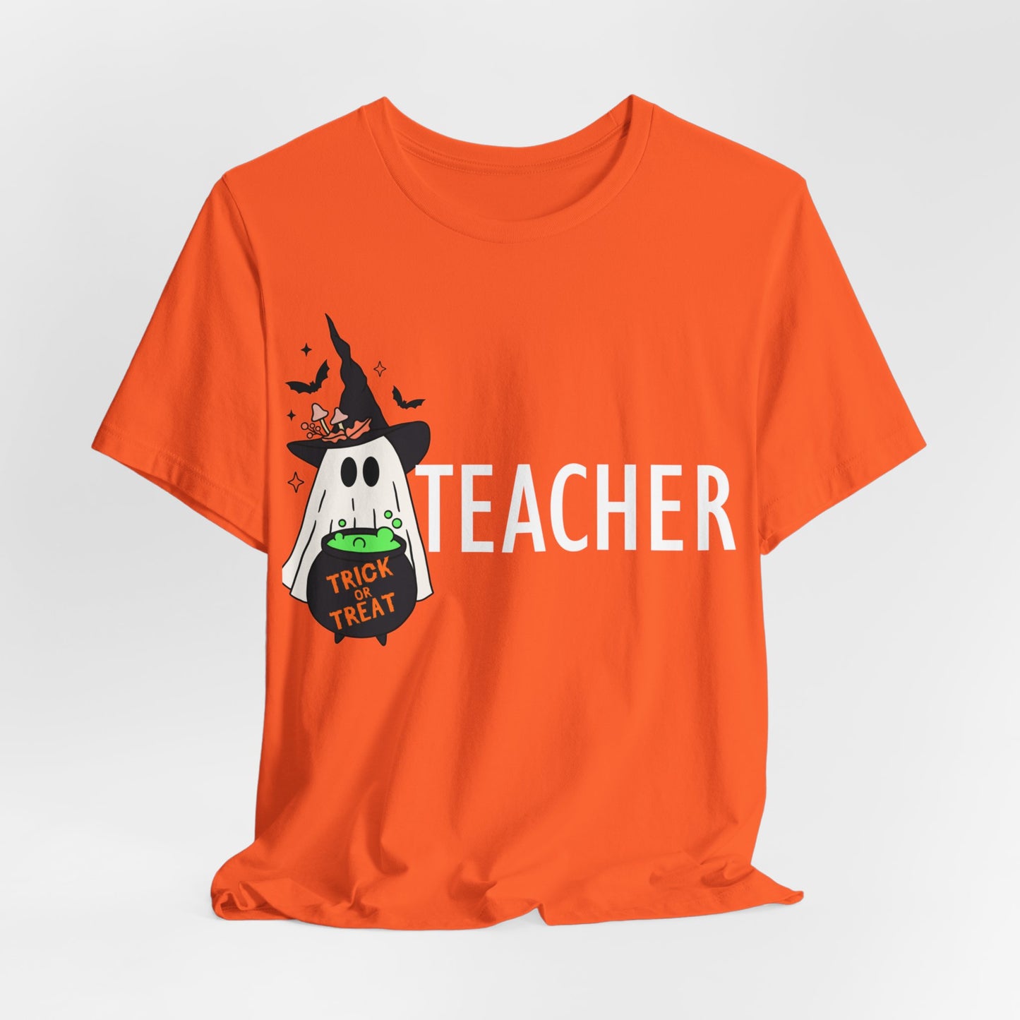 Teachers spooky  Jersey Short Sleeve Tee, I teach cutest pumpkins in the patch shirt for teacher, Halloween shirts. Men and women teacher shirts