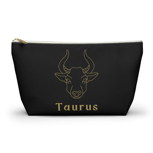 Taurus , zodiac sign , birthday gift, makeup bag , accessory bag