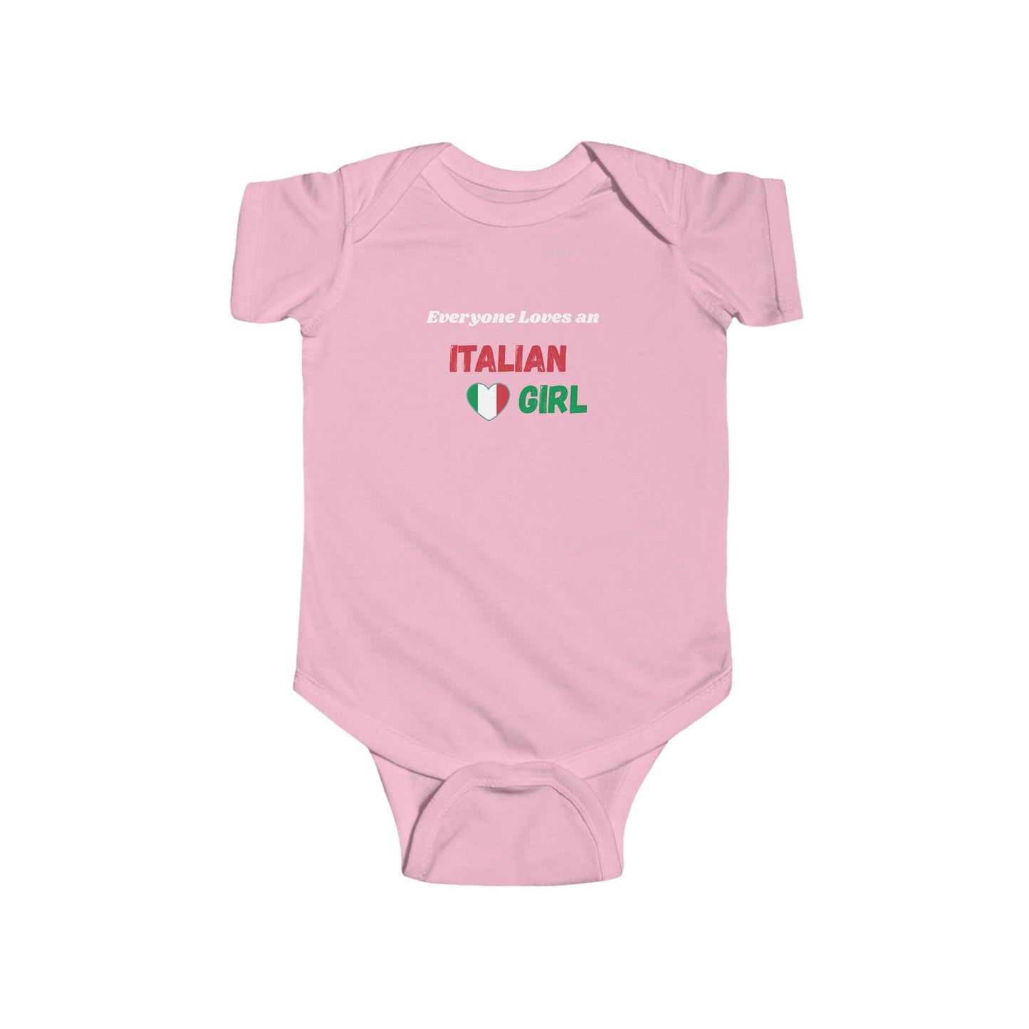 Italian Girl Infant Bodysuit Baby Bodysuit