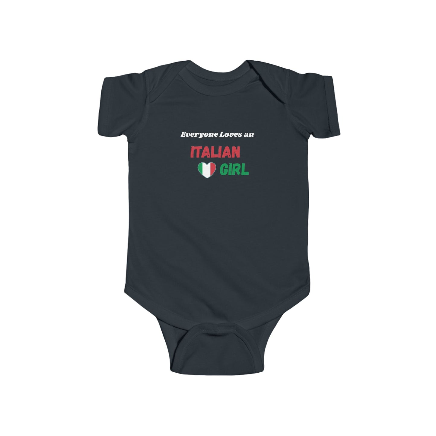 Italian Girl Infant Bodysuit Baby Bodysuit
