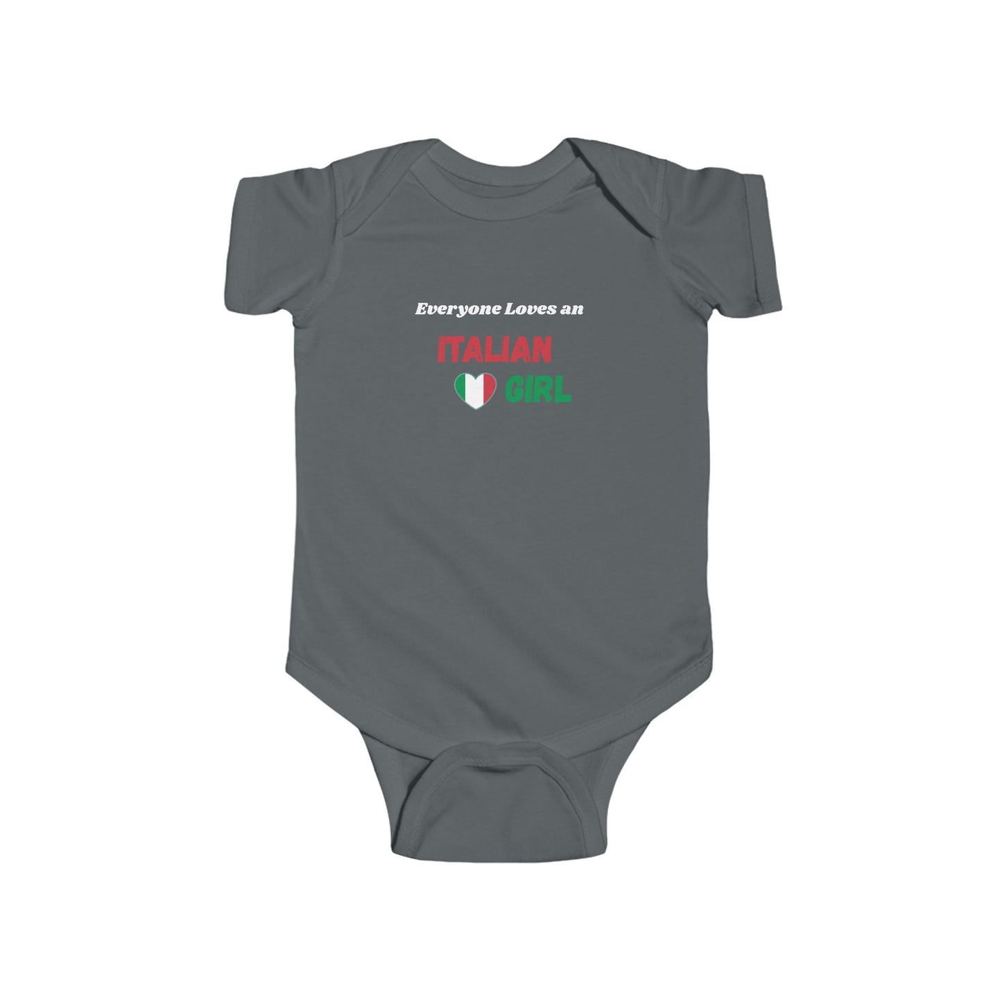 Italian Girl Infant Bodysuit Baby Bodysuit