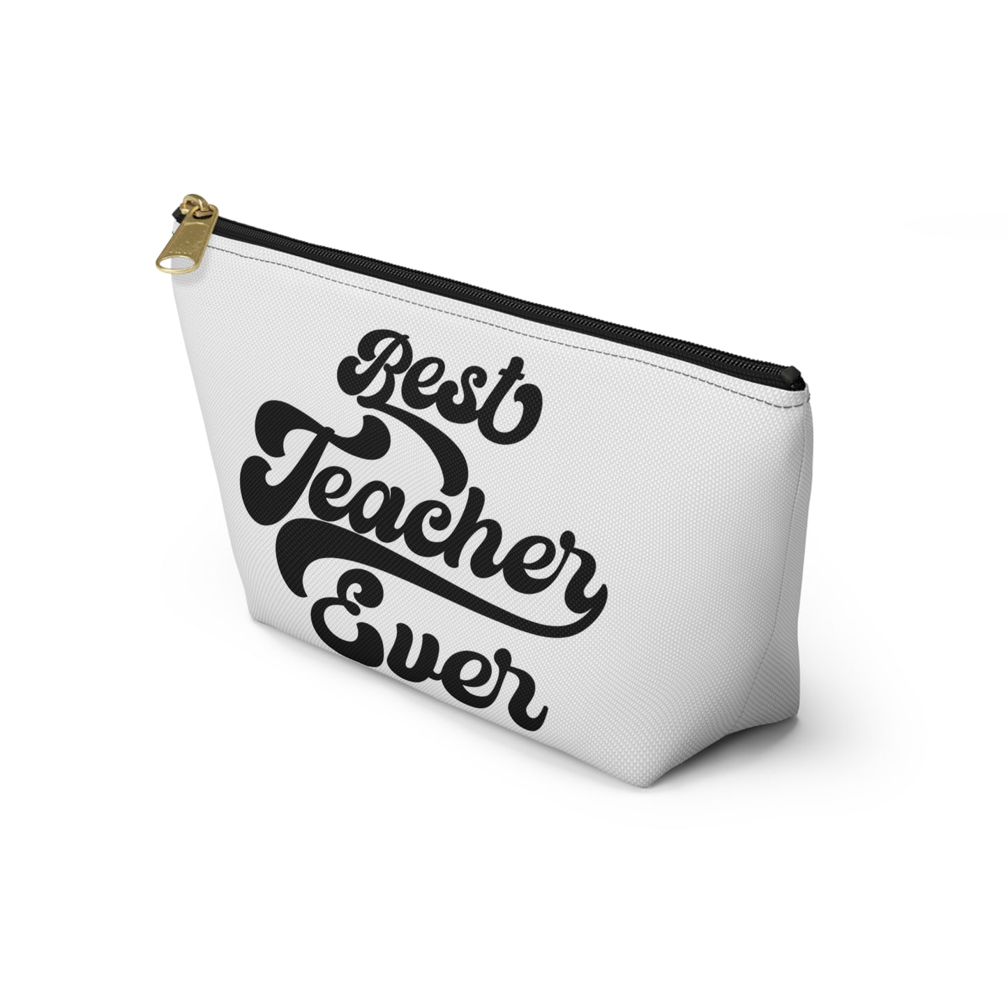 Teacher, makeup bag , accessory bag, teacher gifts for Christmas birthday teacher appreciation day . Best teacher ever