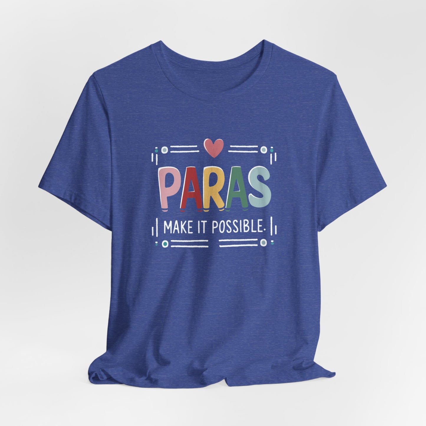 Paras Kids' Tee — Colorful Heart Design